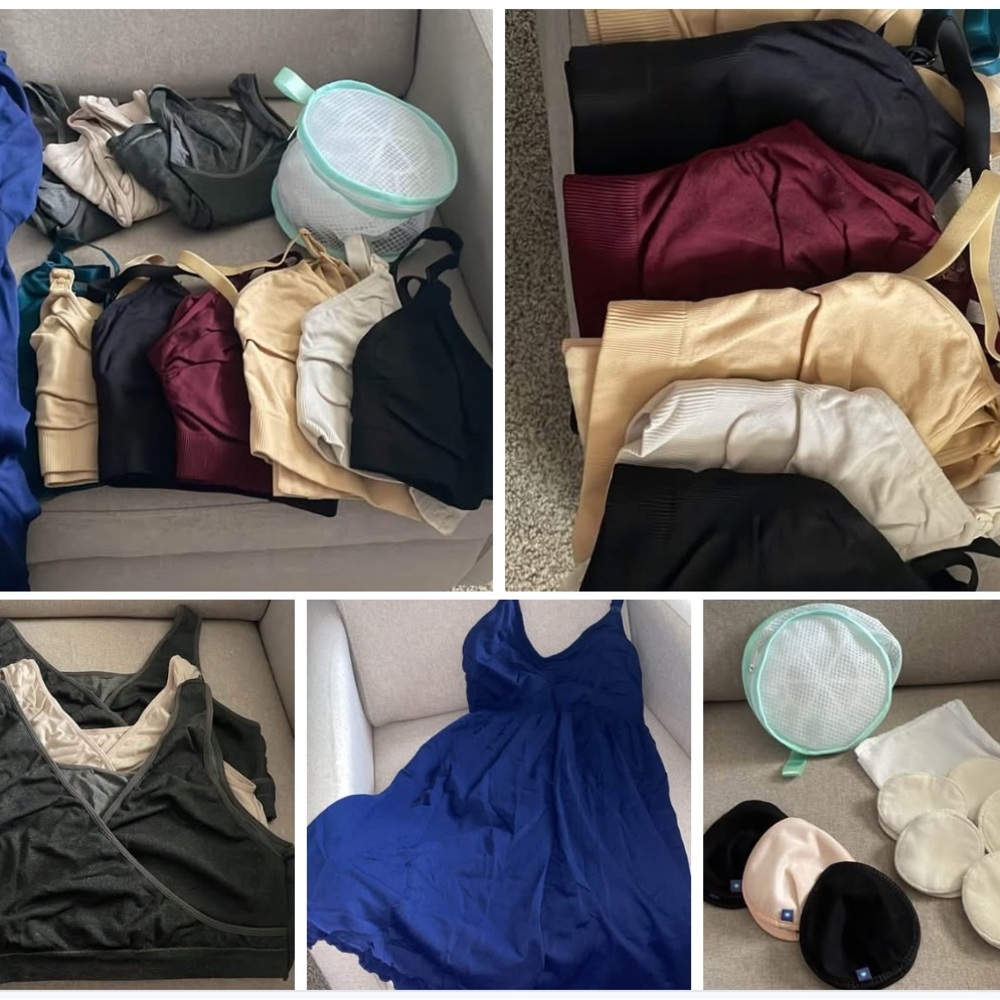 Nursing Bras & Pads Huge lot